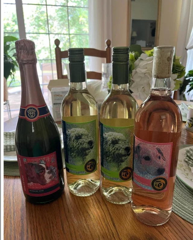 Isn't it awesome when that package from the Rescue Dog Wine Club shows up at your door?