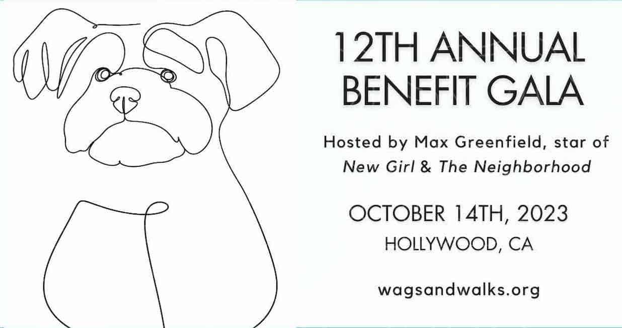 Rescue Dog Wines is proud to support the 12th Annual Benefit Gala, benefiting Wags & Walks in Hollywood, CA.